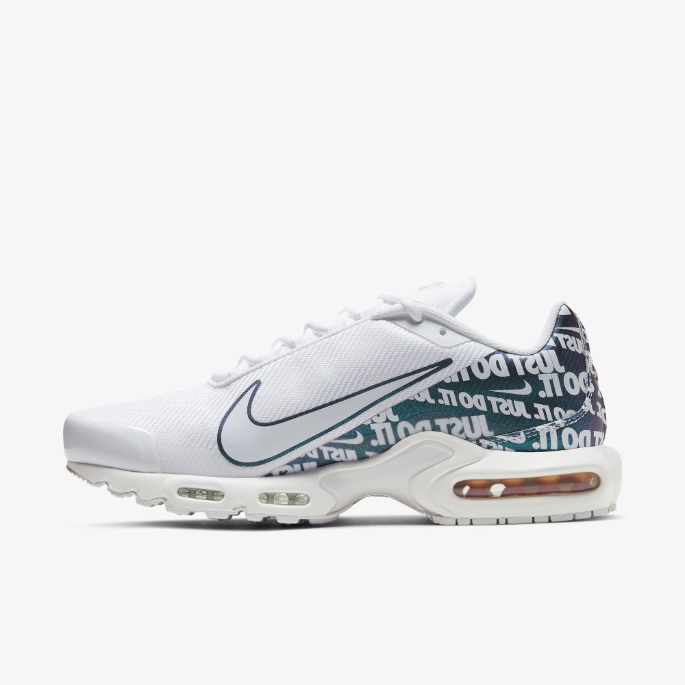 Nike air max plus 2025 just do it white